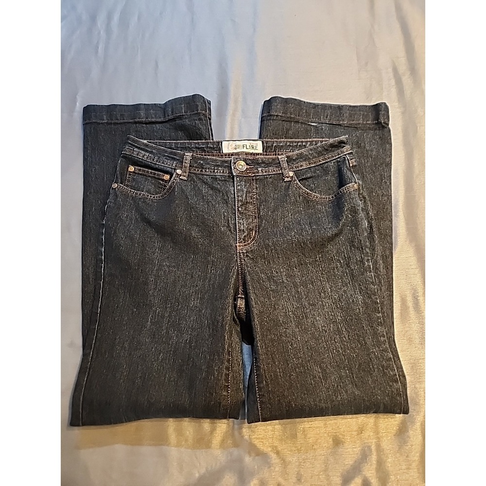 Faded Glory Women's Blue Jeans Size 12 Stretch Flare